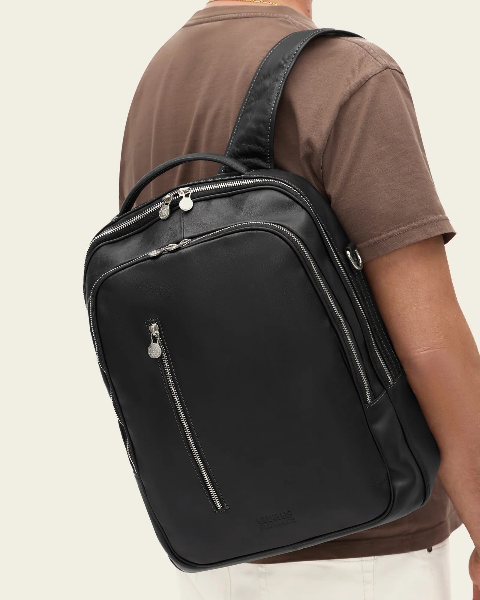 Belfast Ink - Leather Backpack - Image 3