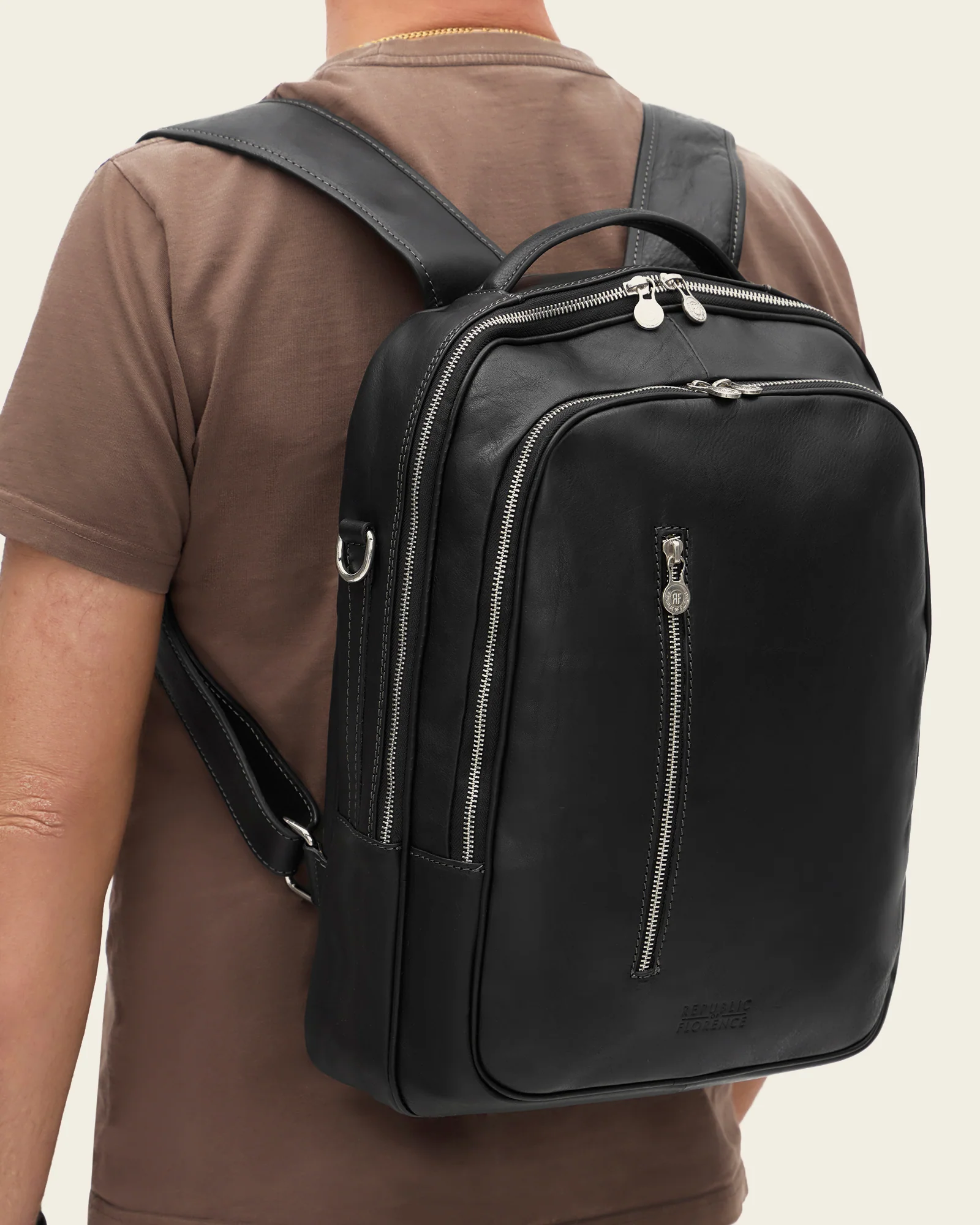 Belfast Ink - Leather Backpack - Image 9