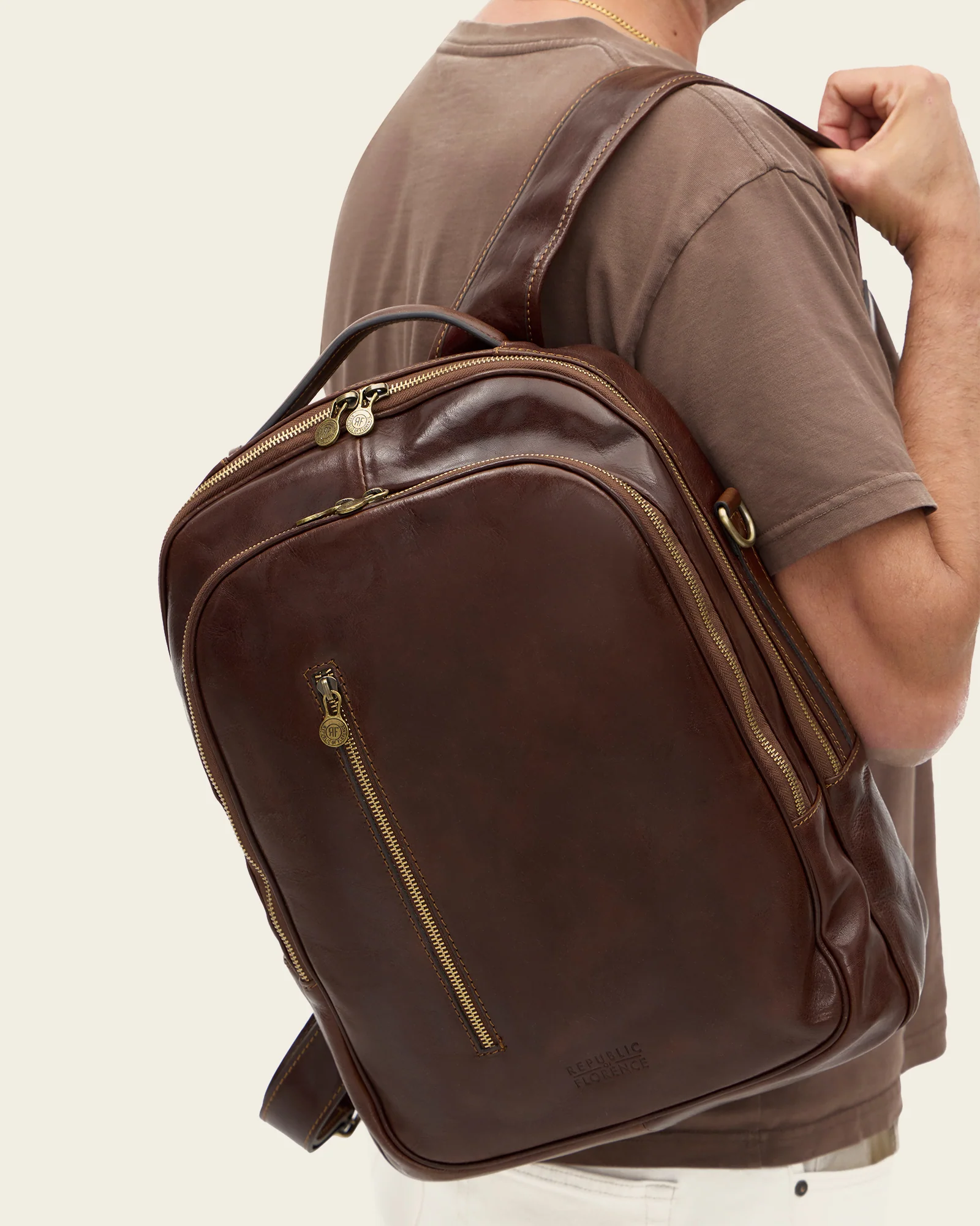 Belfast Terra - Leather Backpack - Image 3