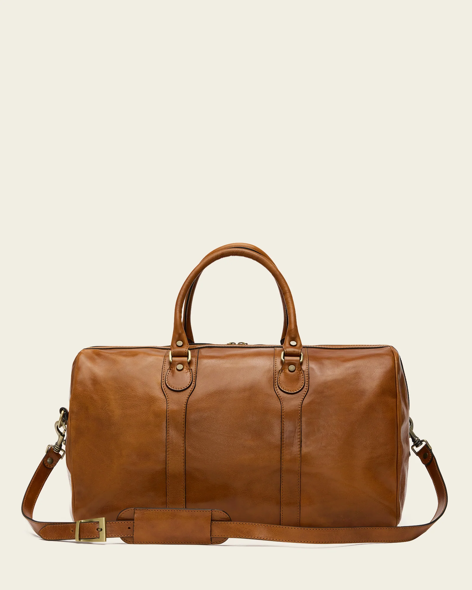 Beltrami Honey - Leather Weekender Bag - Image 6