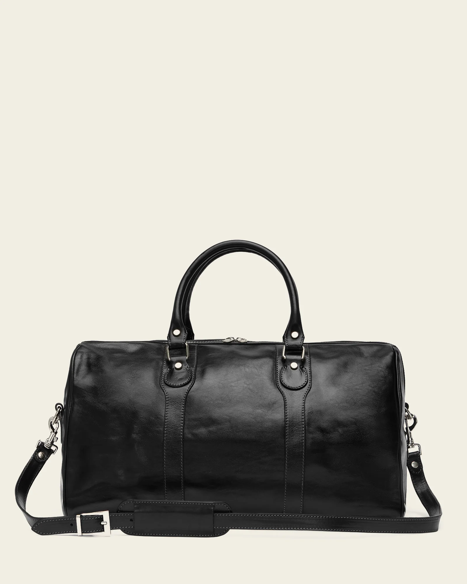 Beltrami Jet - Leather Weekender Bag - Image 7