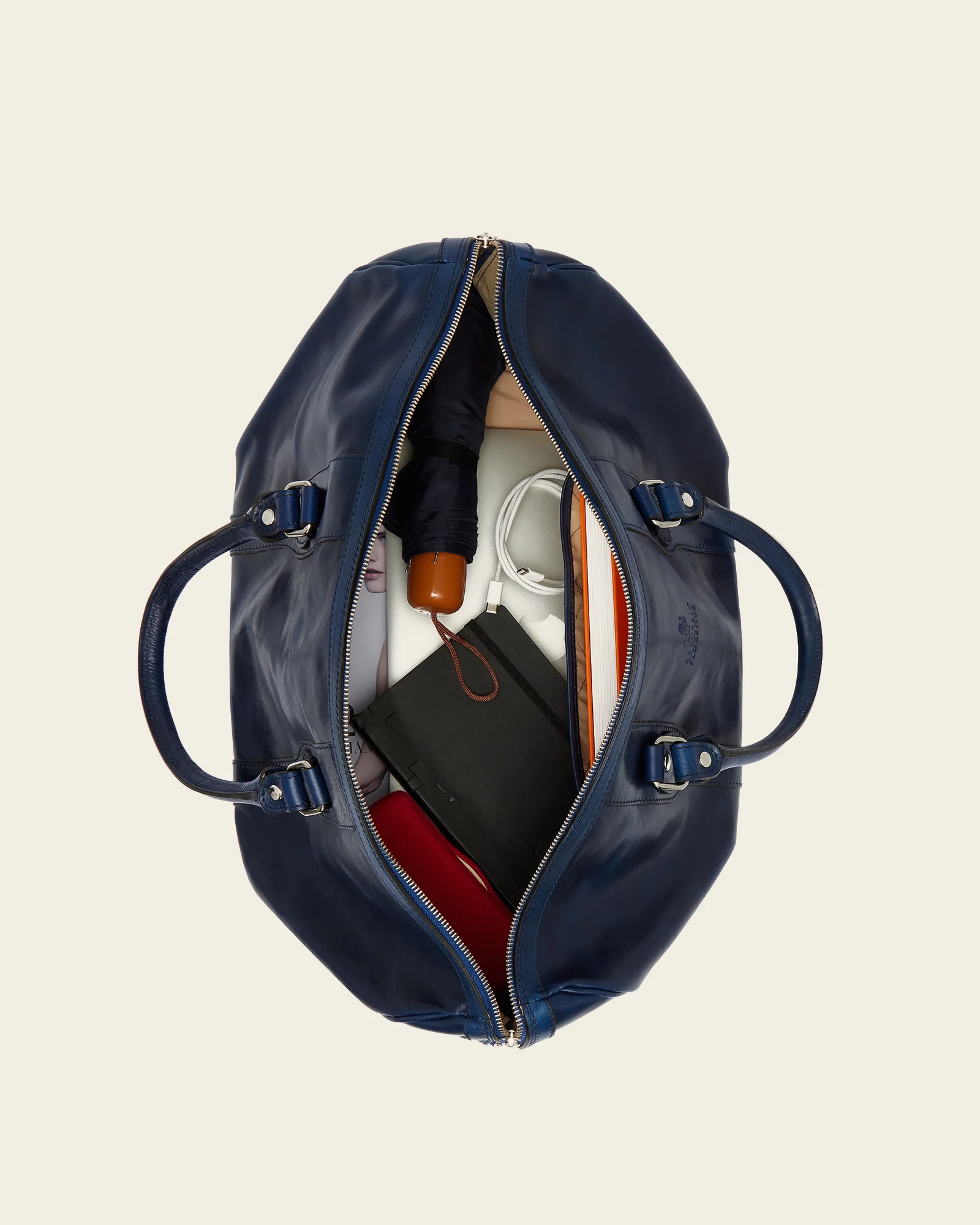 Beltrami Royal - Leather Weekender Bag - Image 9