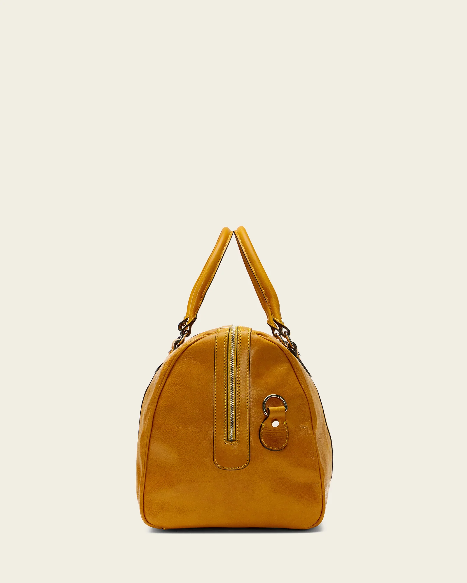 Beltrami Saffron - Leather Weekender Bag - Image 4