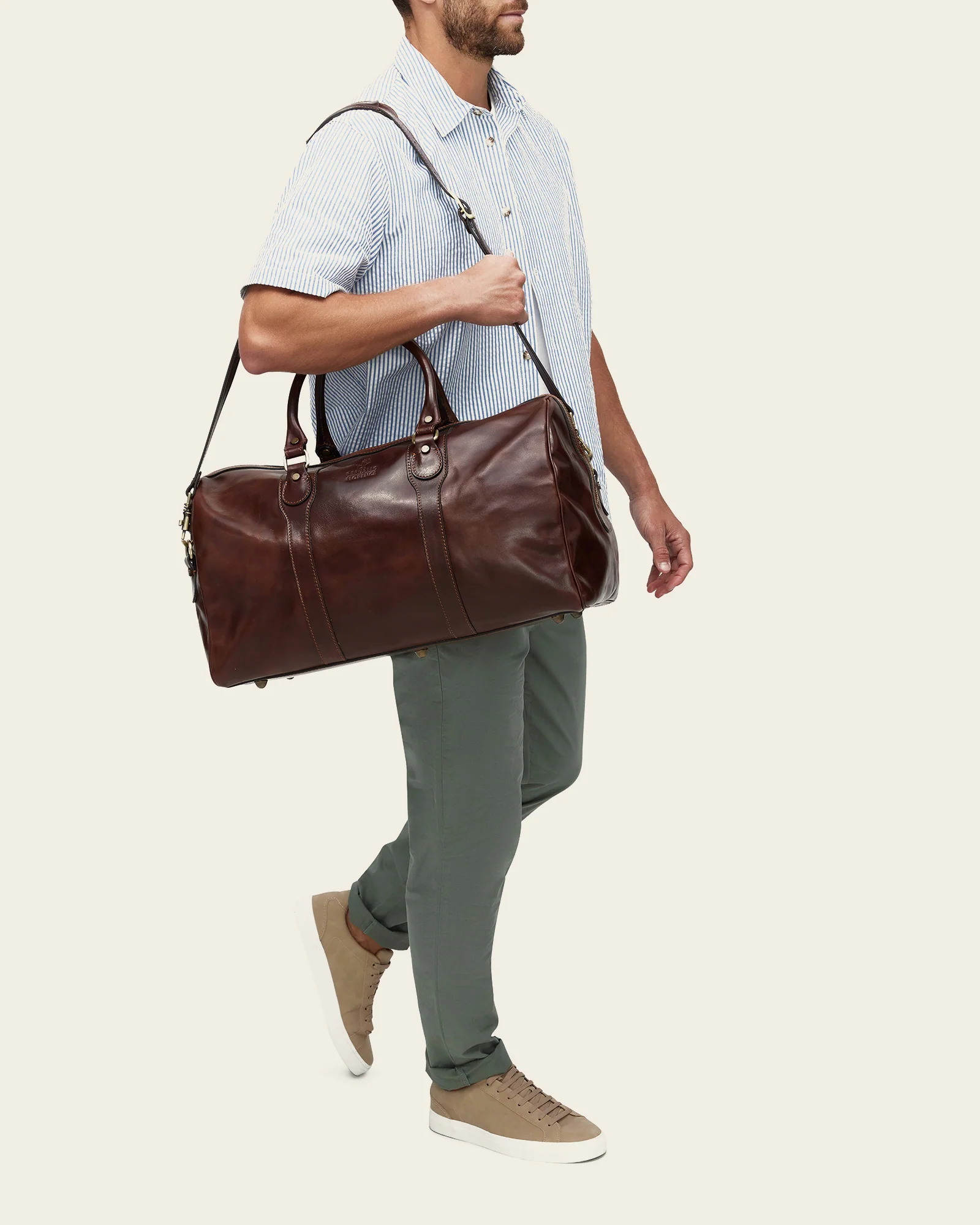 Beltrami Terra - Leather Weekender Bag - Image 3