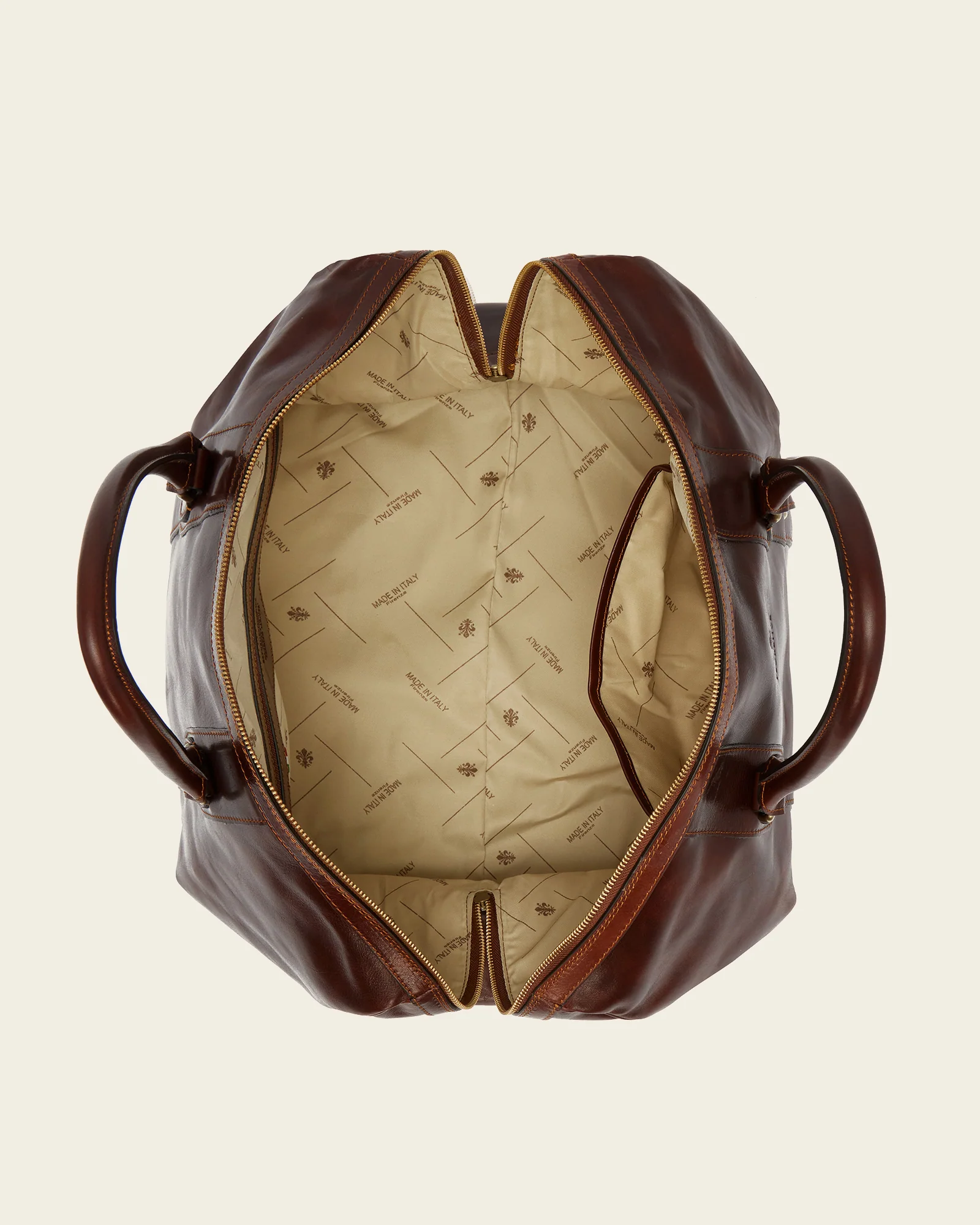 Beltrami Terra - Leather Weekender Bag - Image 7