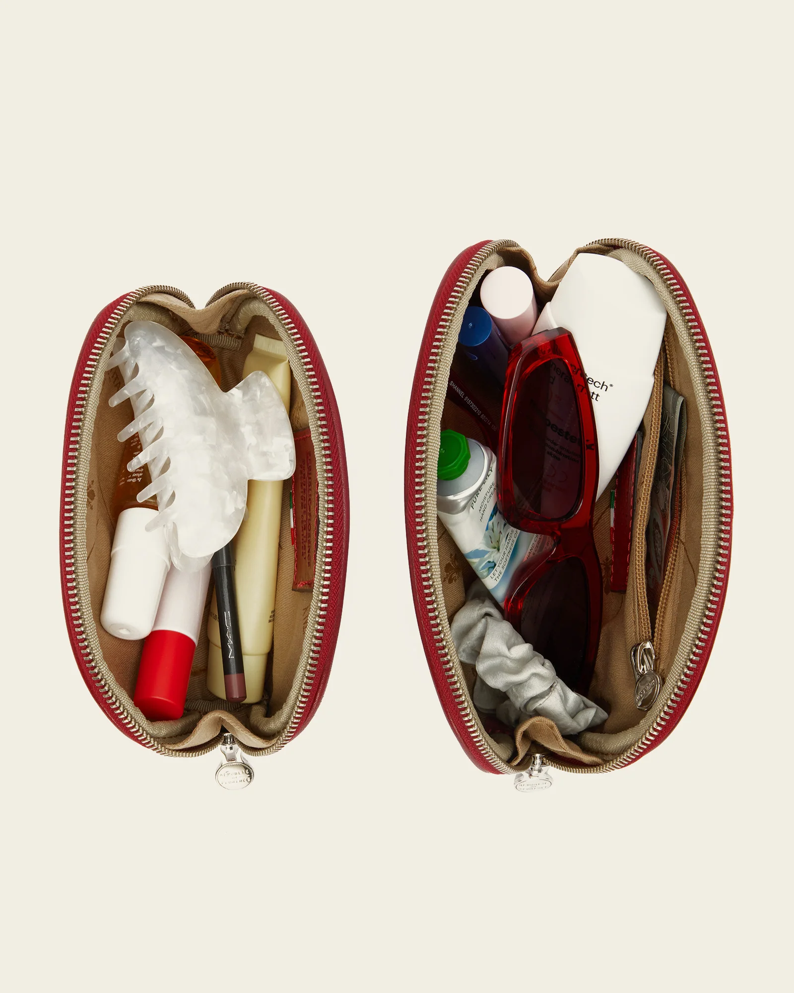 Duo Rosso - Leather Pouch Set - Image 5
