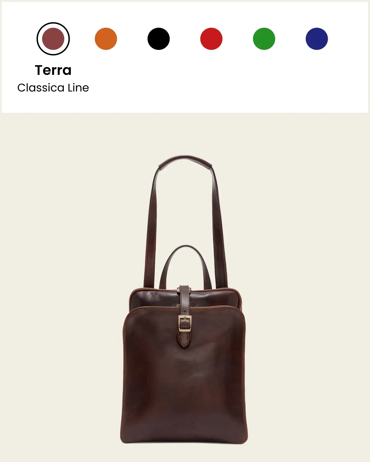 Emma Rosso - 3-in-1 Convertible Leather Backpack - Image 10