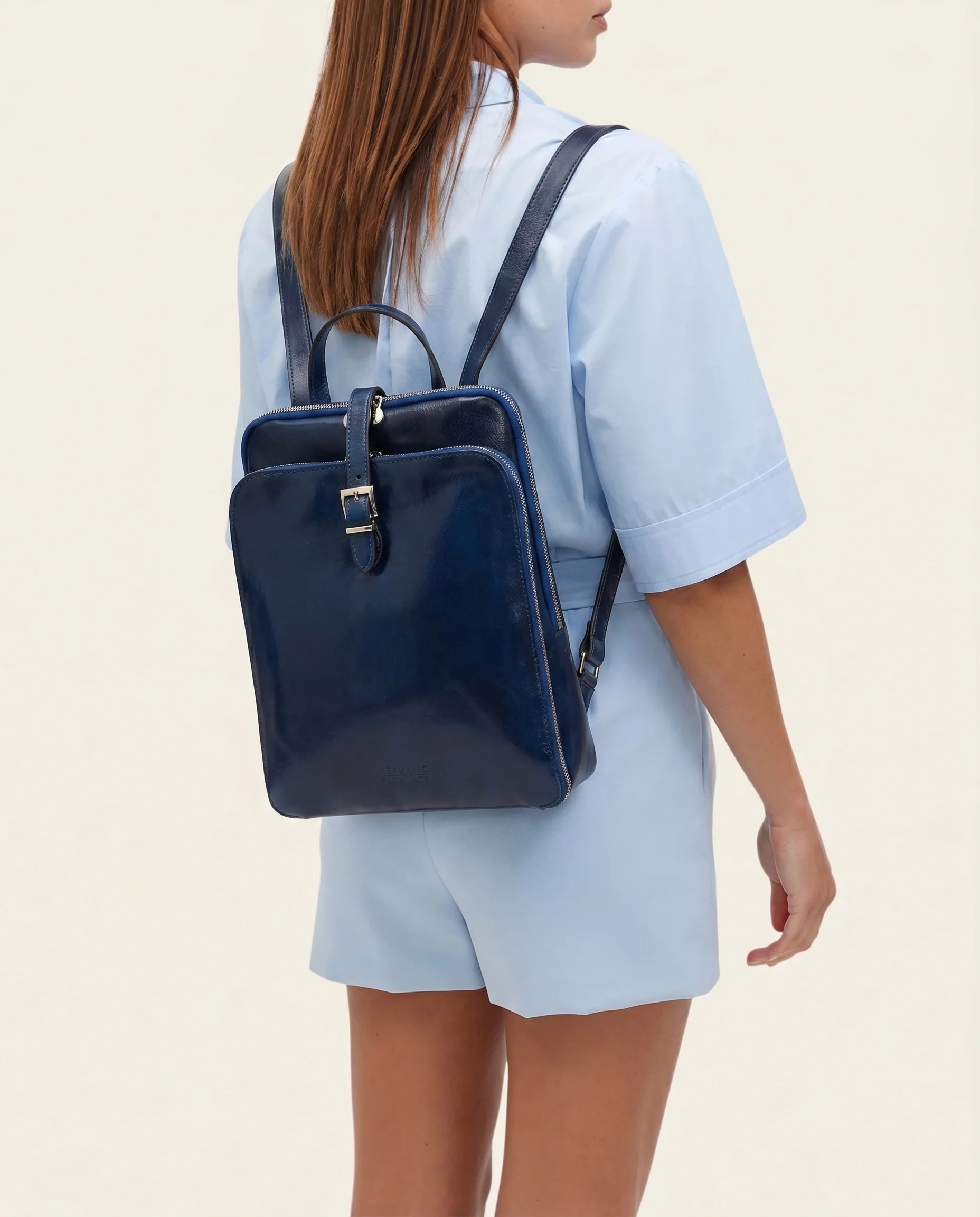 Emma Royal - 3-in-1 Convertible Leather Backpack - Image 3