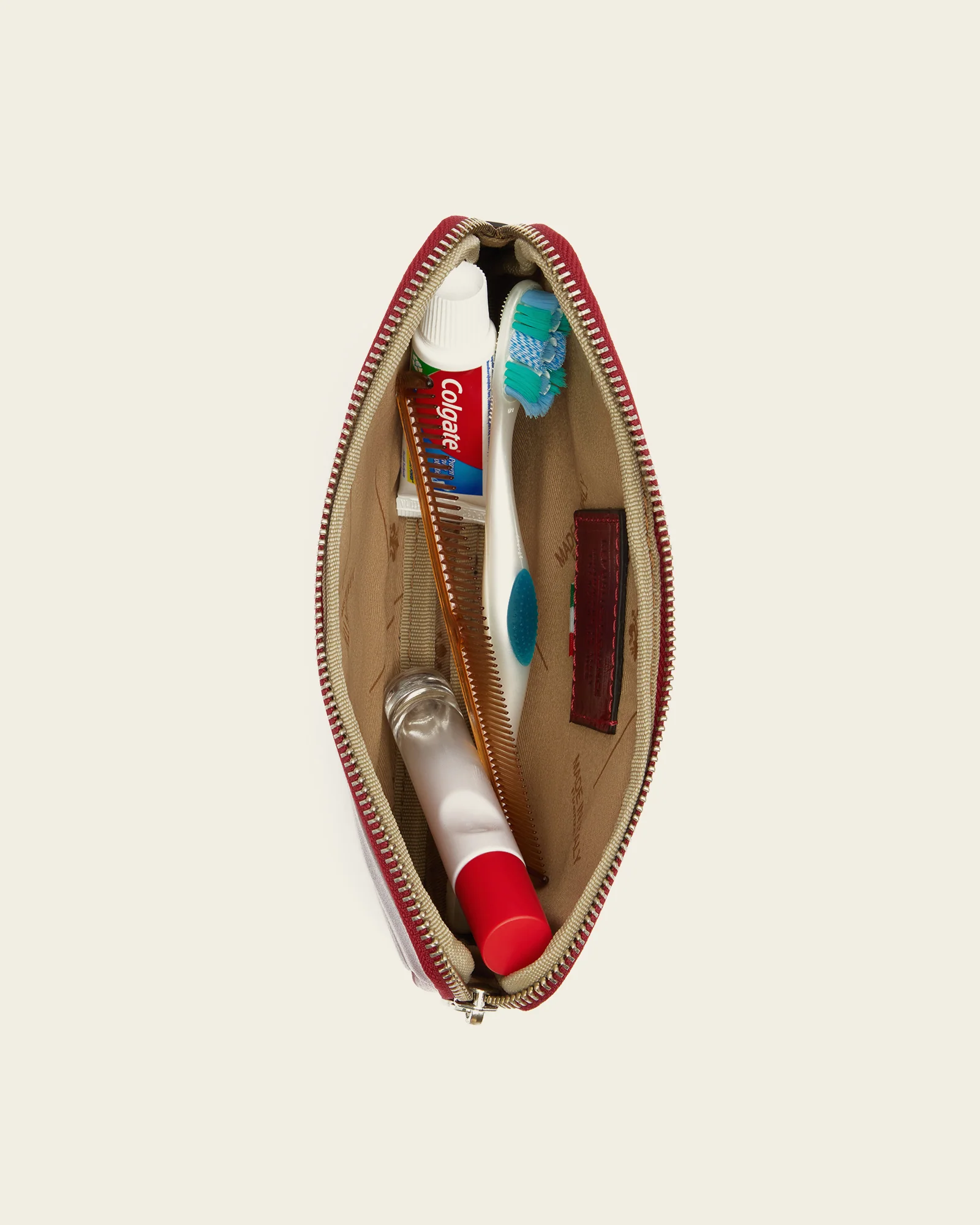 Forma5 Rosso - Leather Zip Organiser - Image 7