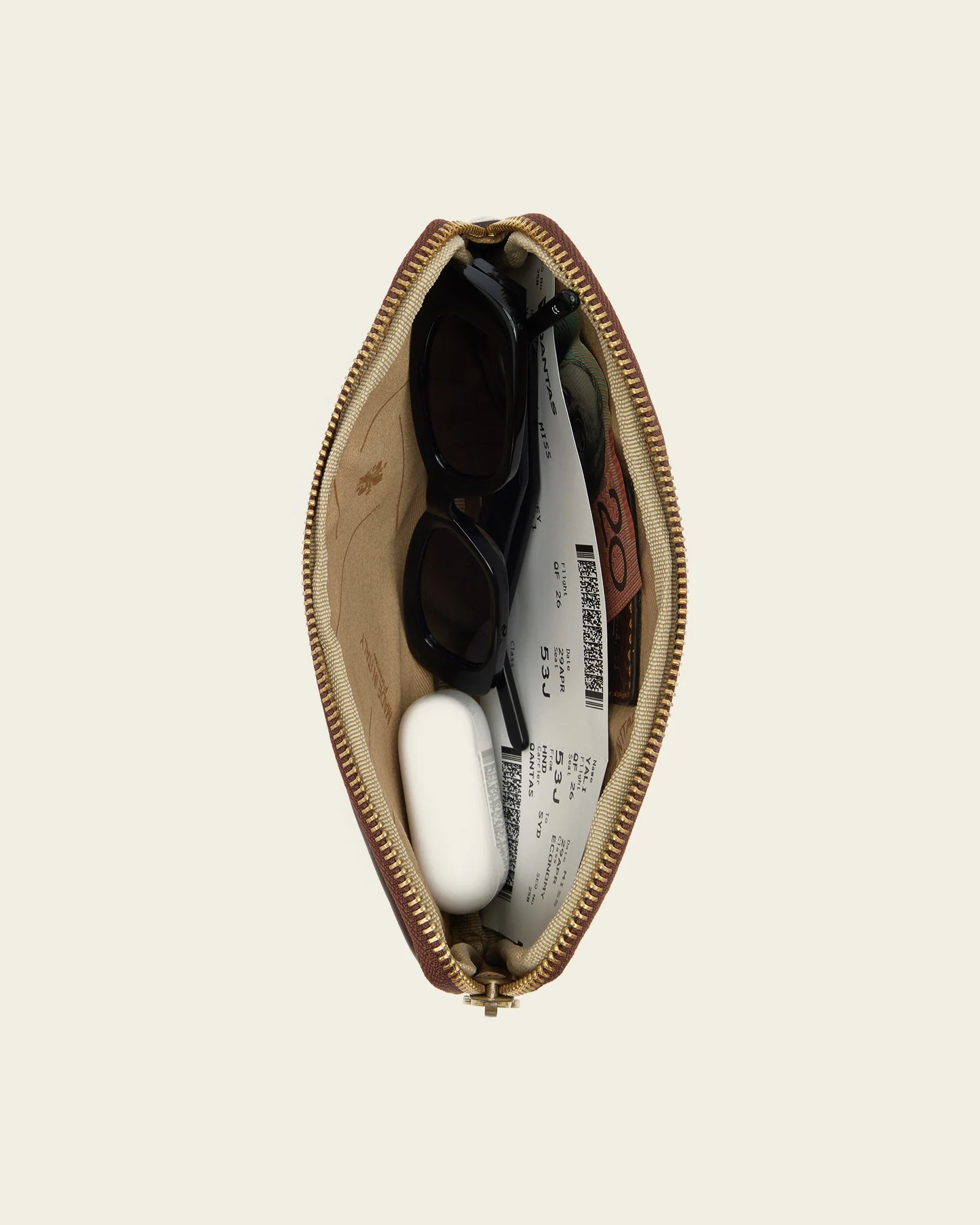 Forma5 Terra - Leather Zip Organiser - Image 7