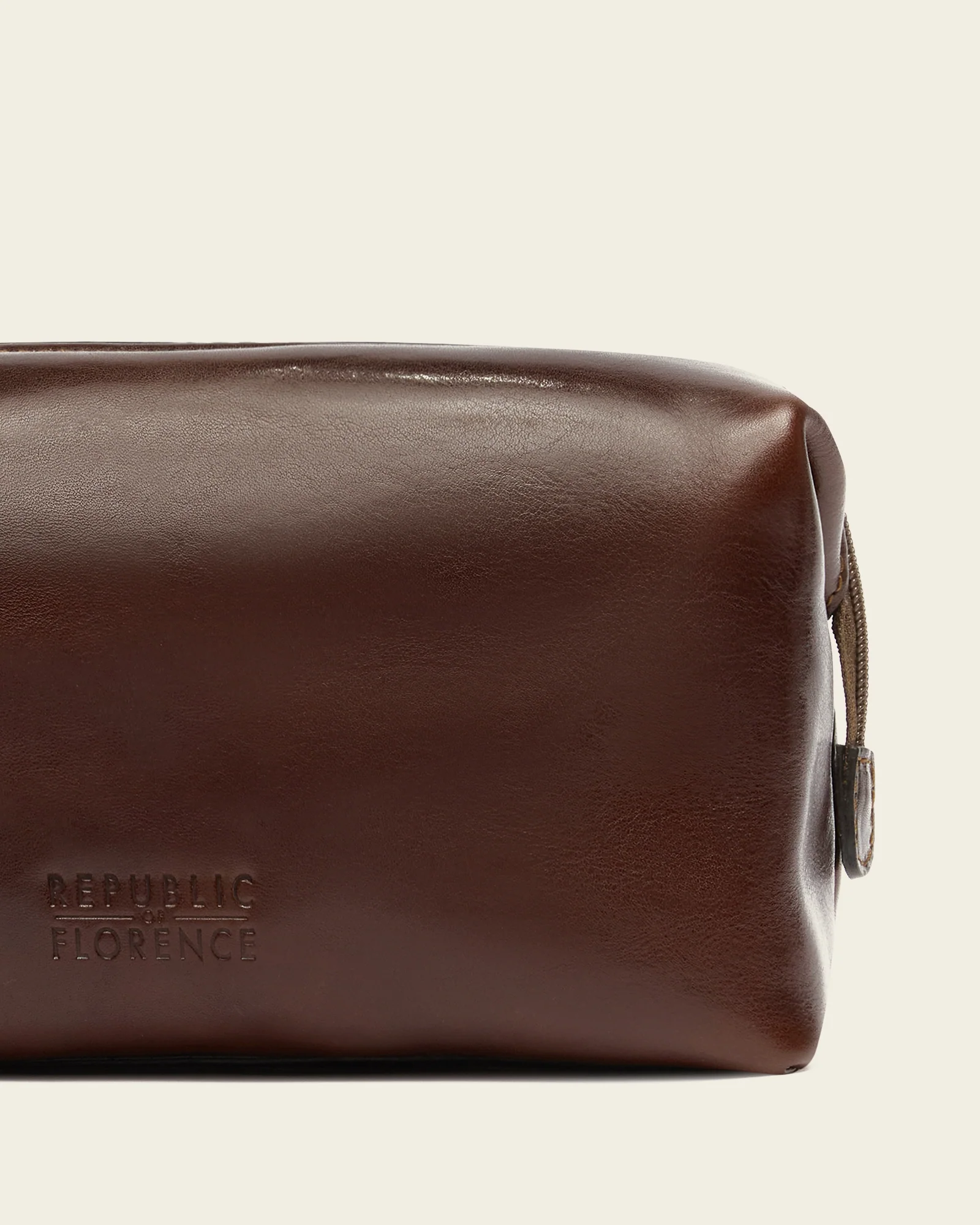 Grand Dopp Kit Terra - Leather Toiletry Bag - Image 4