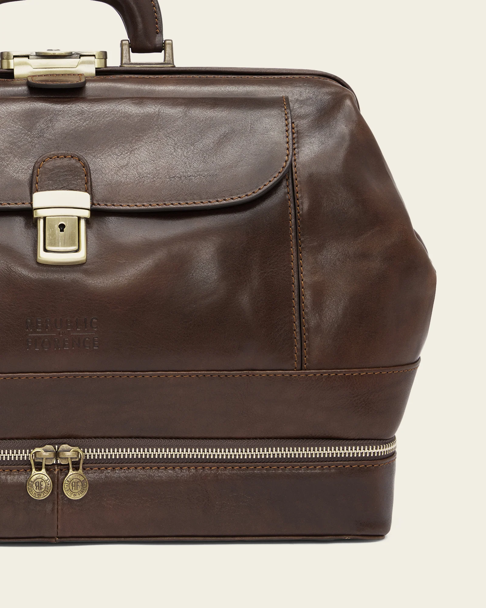 Hippocrates Espresso - Leather Doctor Bag - Image 4