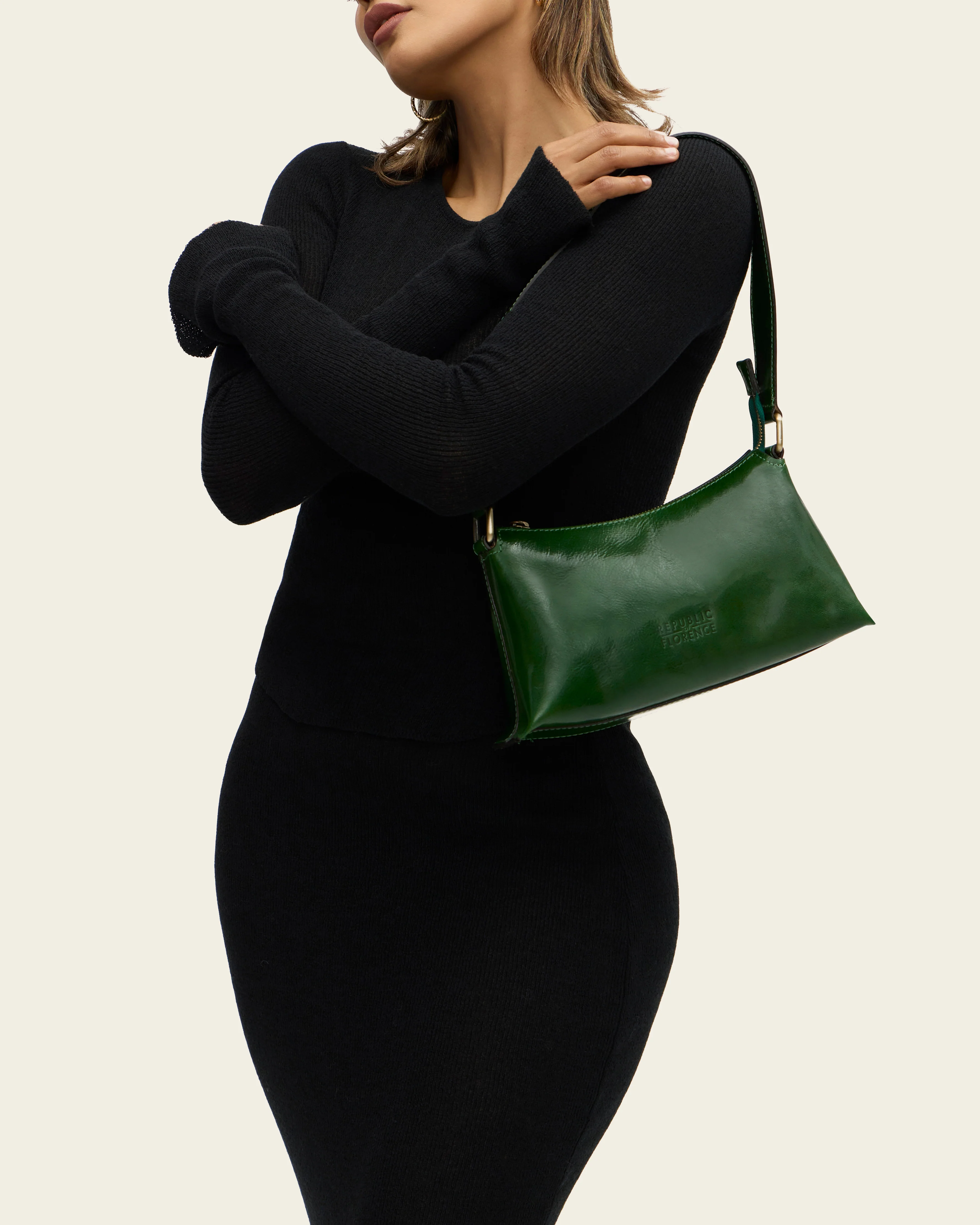 Laura Forest - Leather Shoulder Bag - Image 6