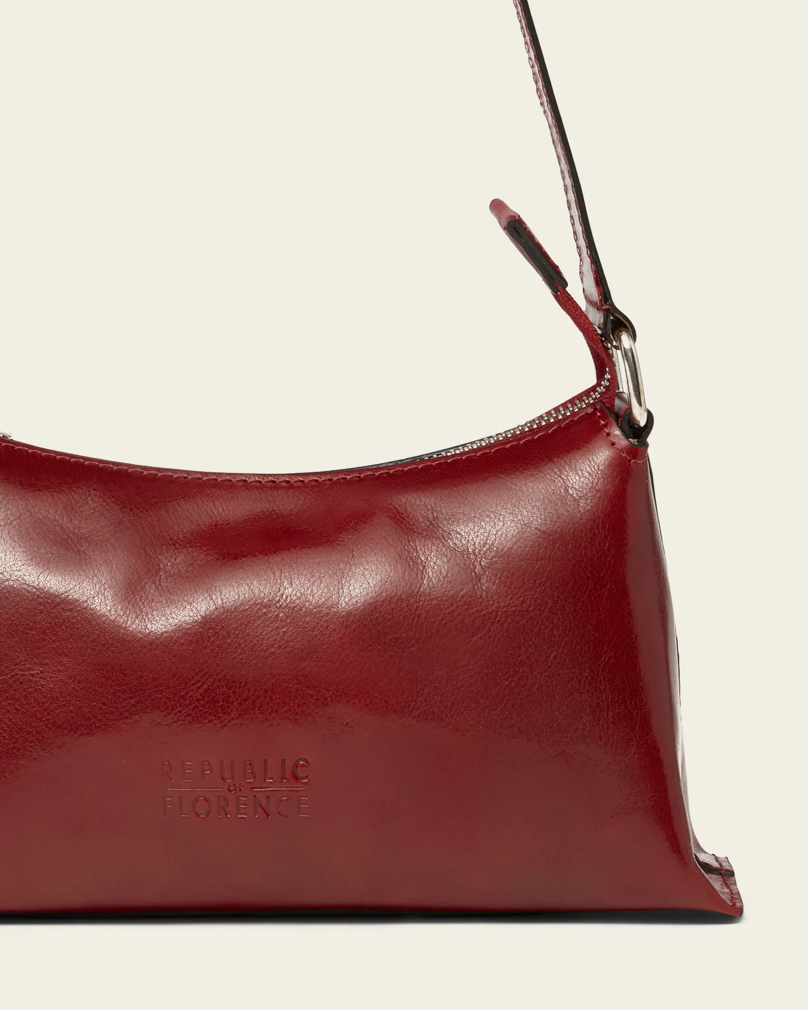 Laura Rosso - Leather Shoulder Bag - Image 3