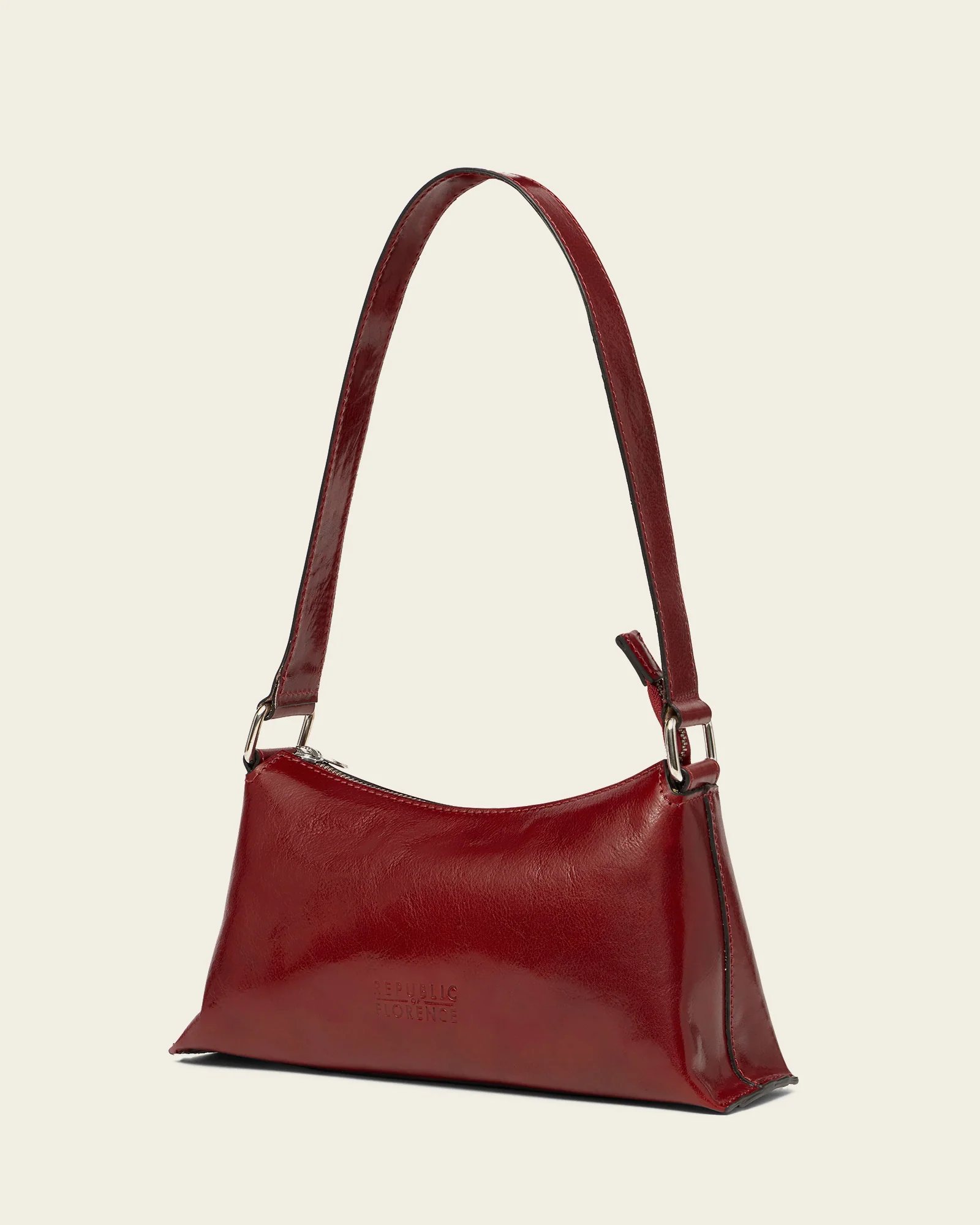 Laura Rosso - Leather Shoulder Bag - Image 5