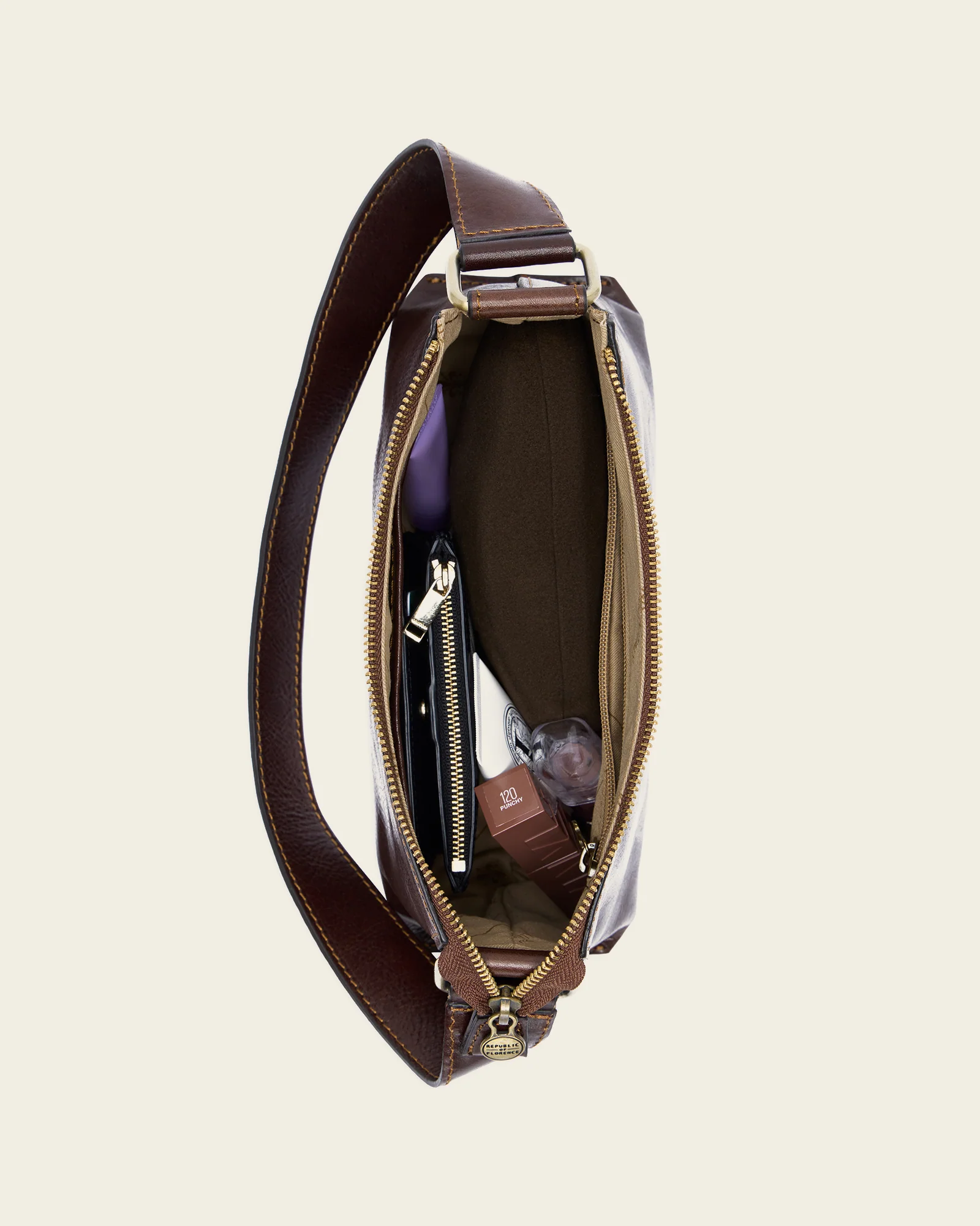 Laura Terra - Leather Shoulder Bag - Image 8