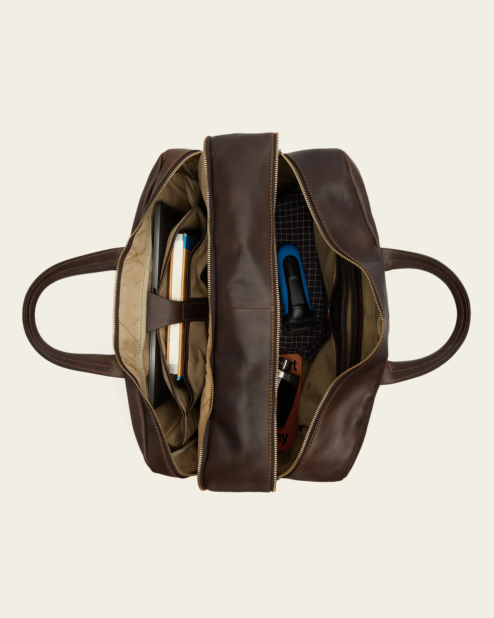 Magellan Espresso - Leather Tech Weekender - Image 7