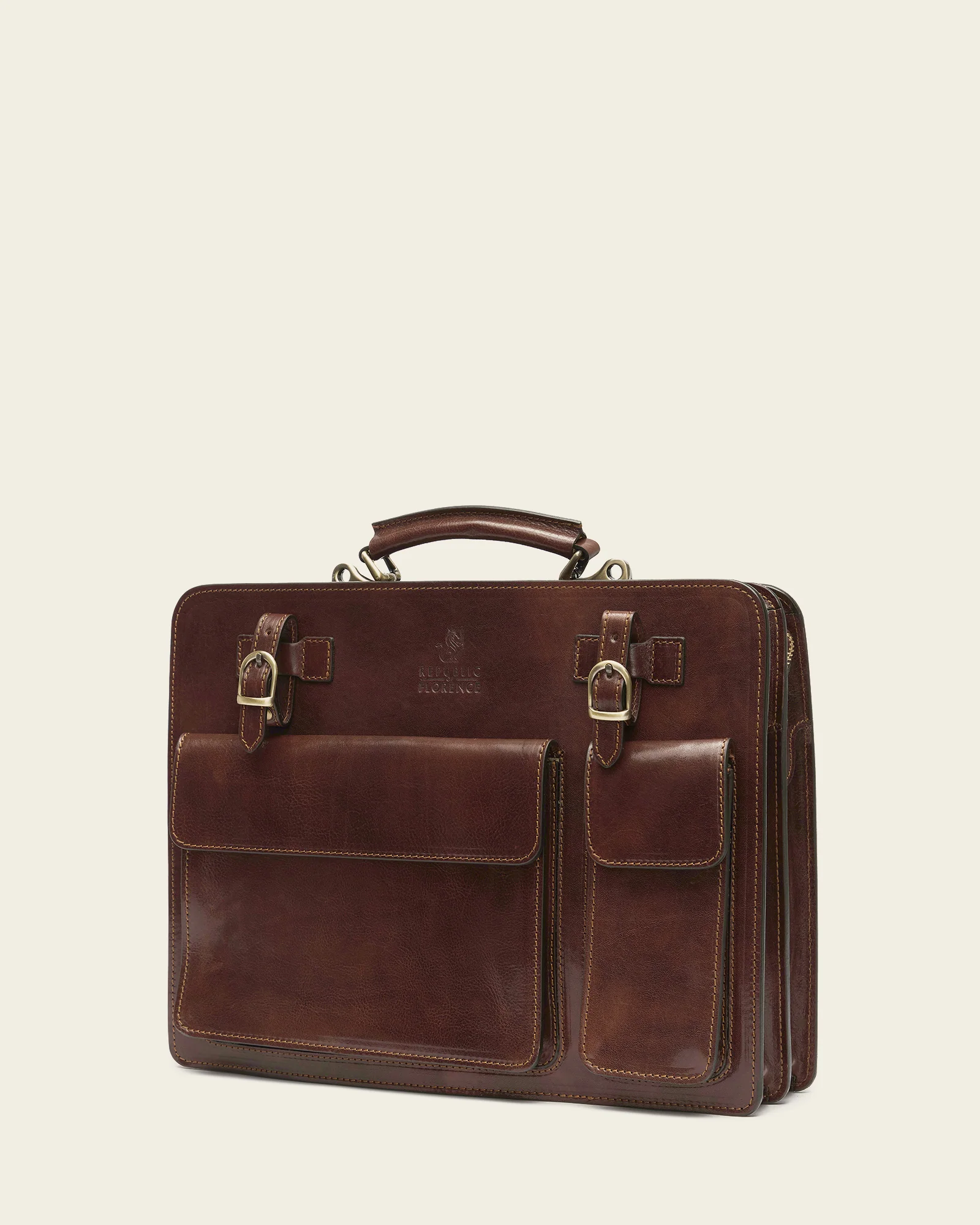 Munich Terra - 16" Double Compartment Briefcase - Image 5