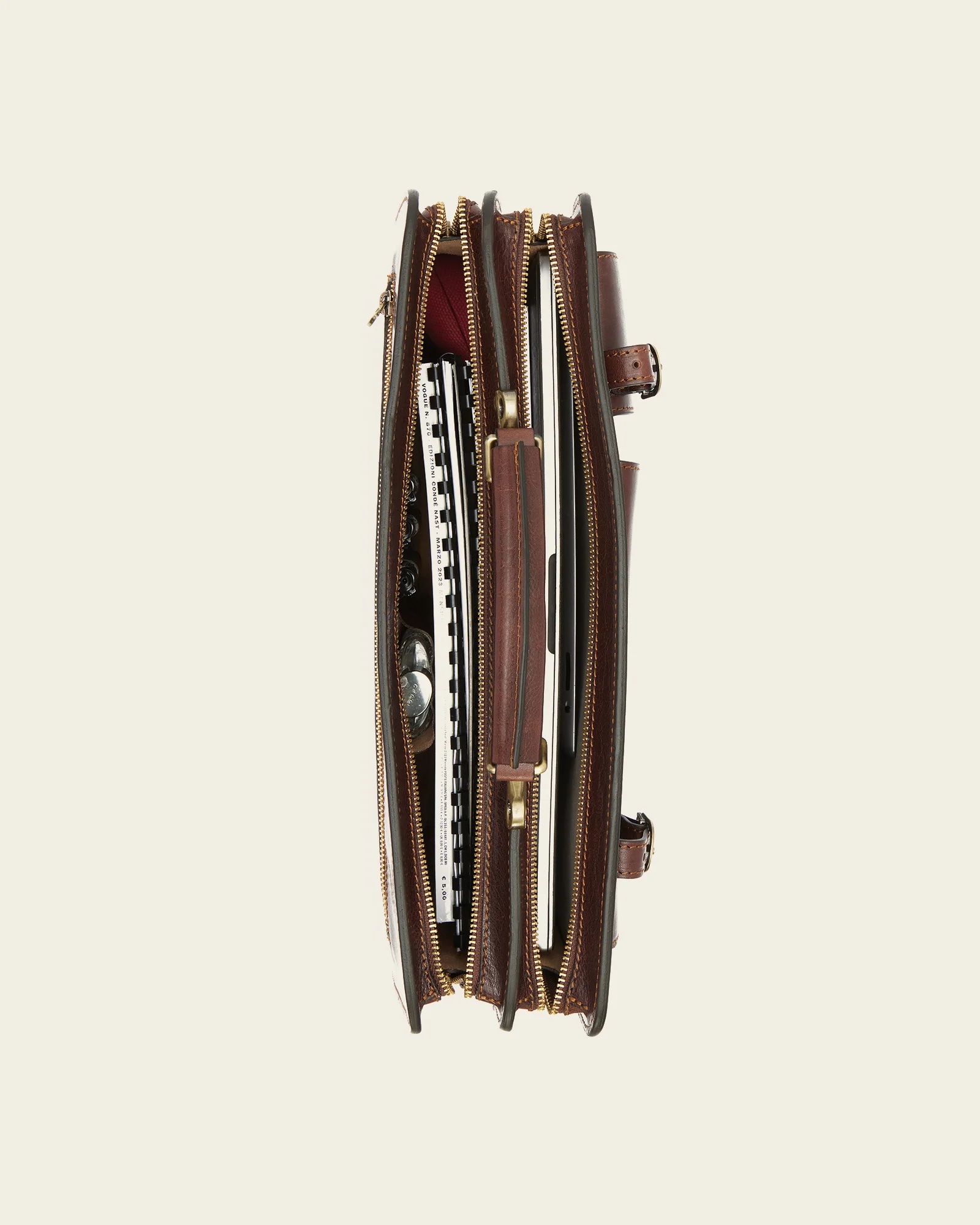 Munich Terra - 16" Double Compartment Briefcase - Image 8