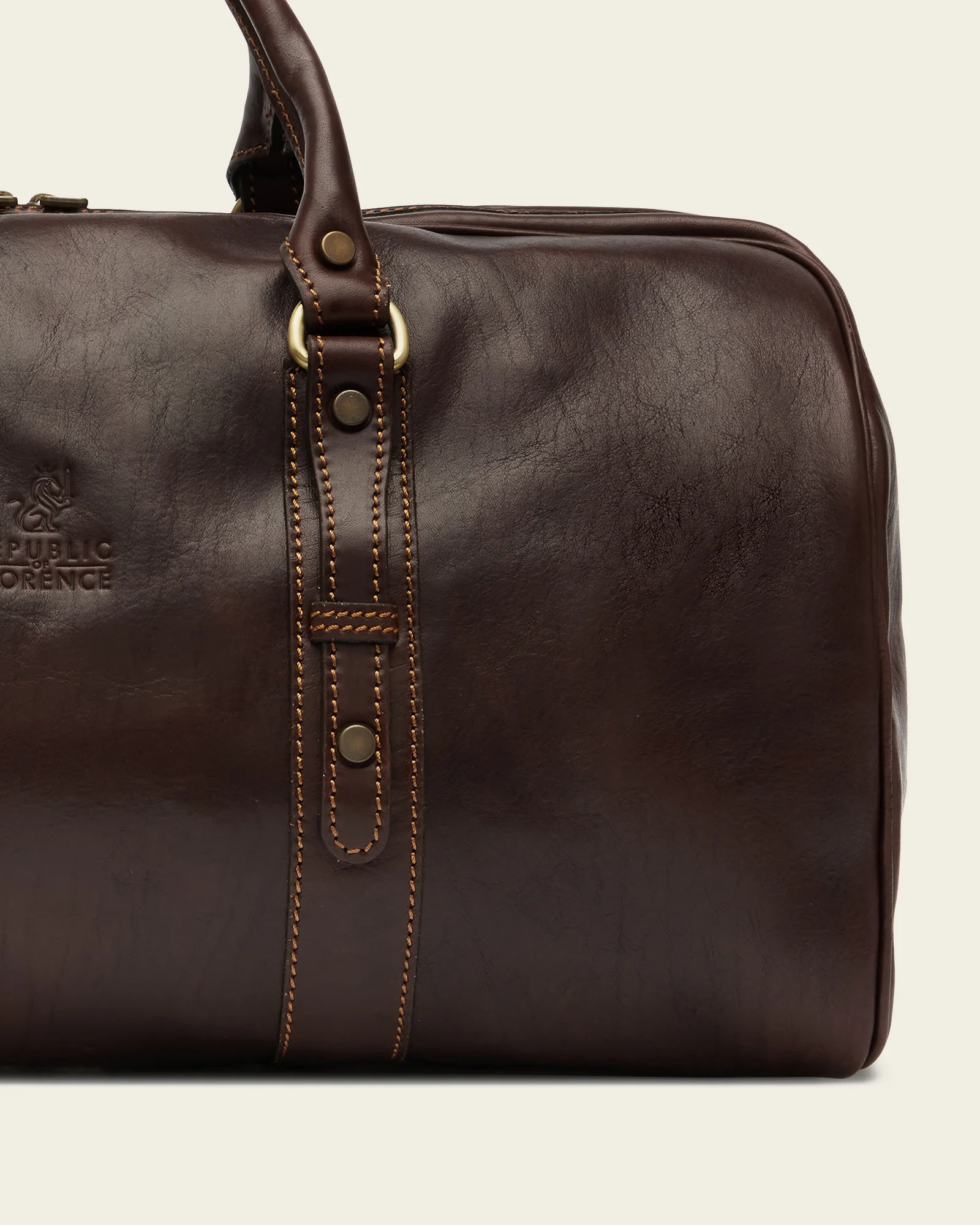 Polo Medium Espresso - Leather Weekender - Image 3