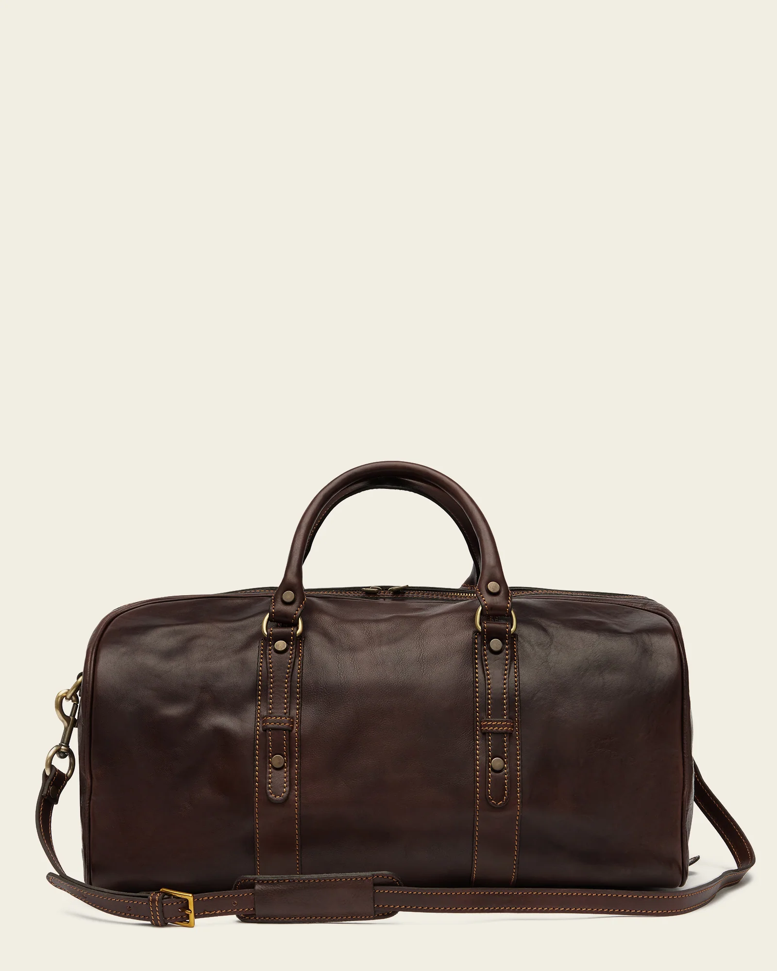 Polo Medium Espresso - Leather Weekender - Image 7