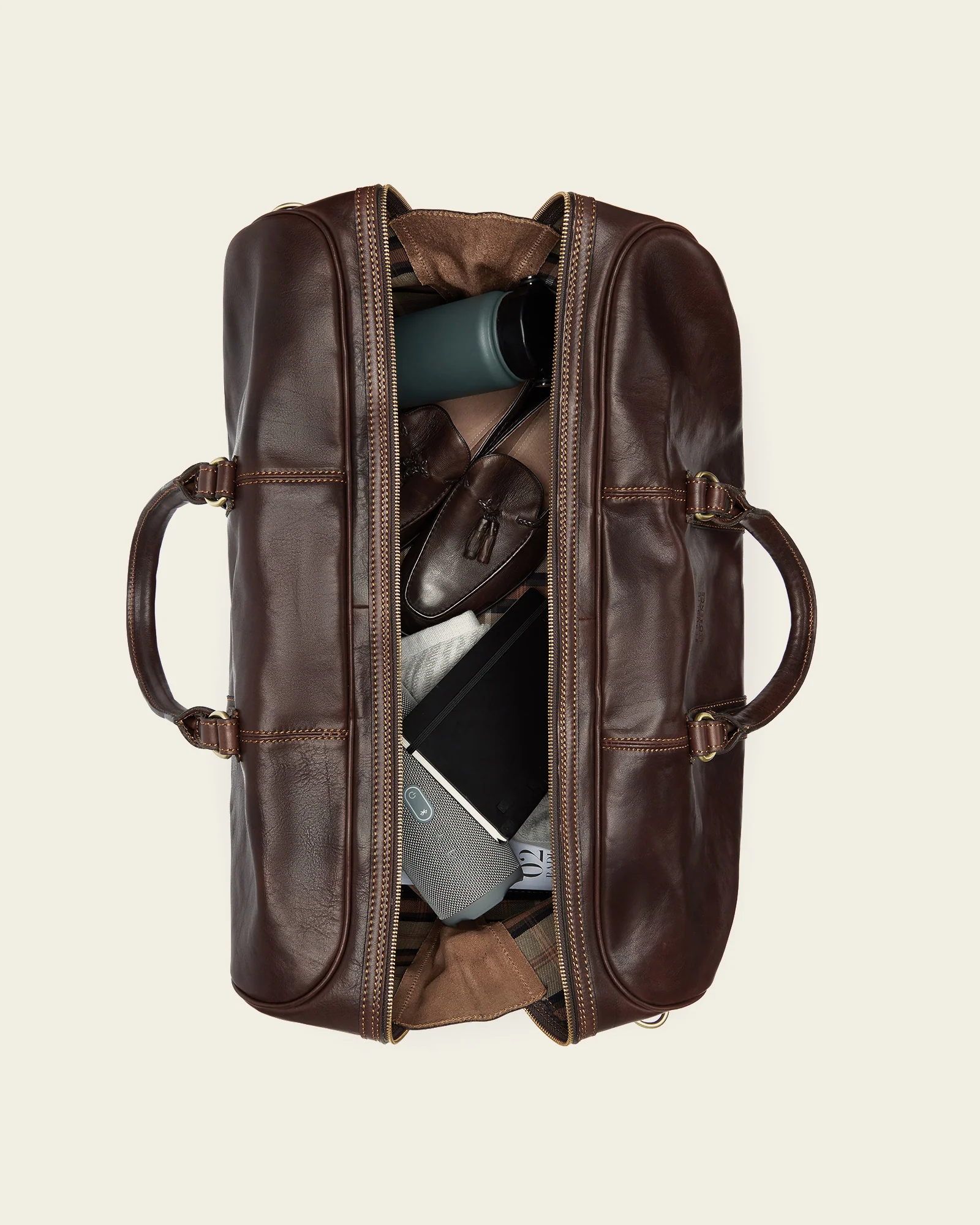 Polo Medium Espresso - Leather Weekender - Image 9