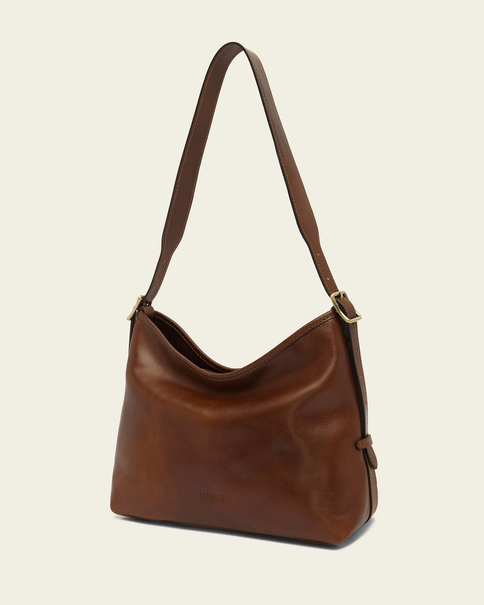 Sophia Earth - Leather Shoulder Bag - Image 4