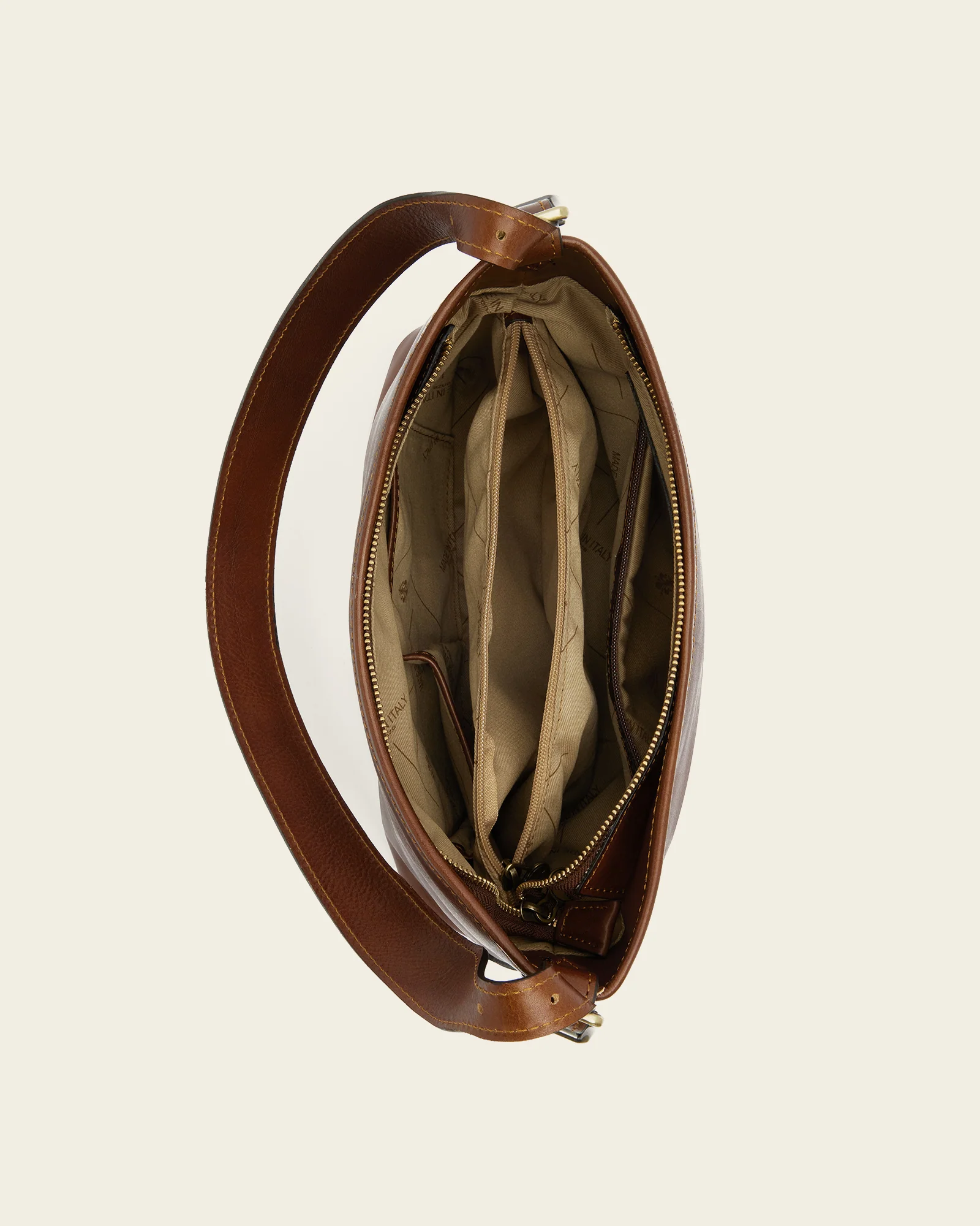 Sophia Earth - Leather Shoulder Bag - Image 6