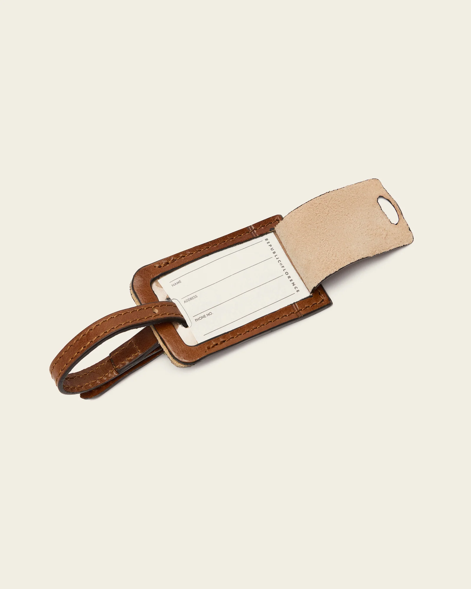 Tag Burned - Leather Travel Tag - Image 3