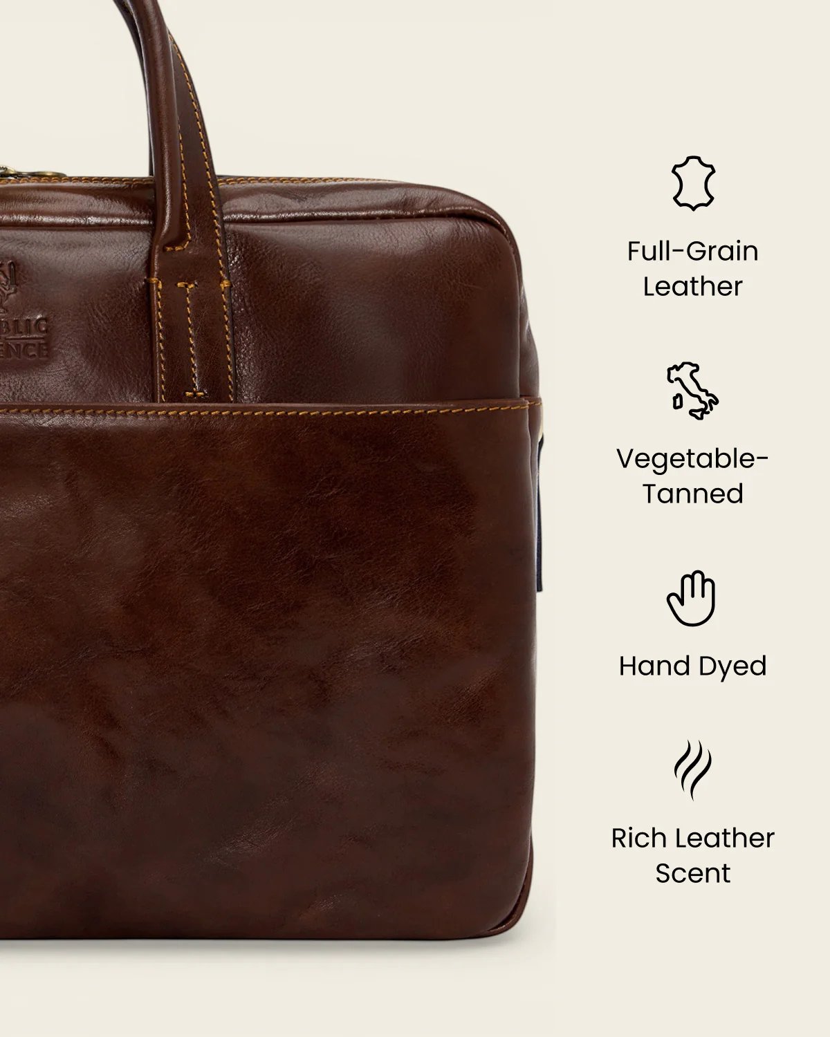 Tokyo Terra - 16" Laptop Briefcase - Image 8